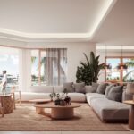 Gran Peninsula - Luxury Condos in Riviera Maya GP_ ALBERCAGP_SALA-COCINA